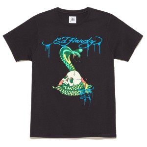 Ed Hardy Cobra Tee T-skjorte Herre Svarte | WX3528647