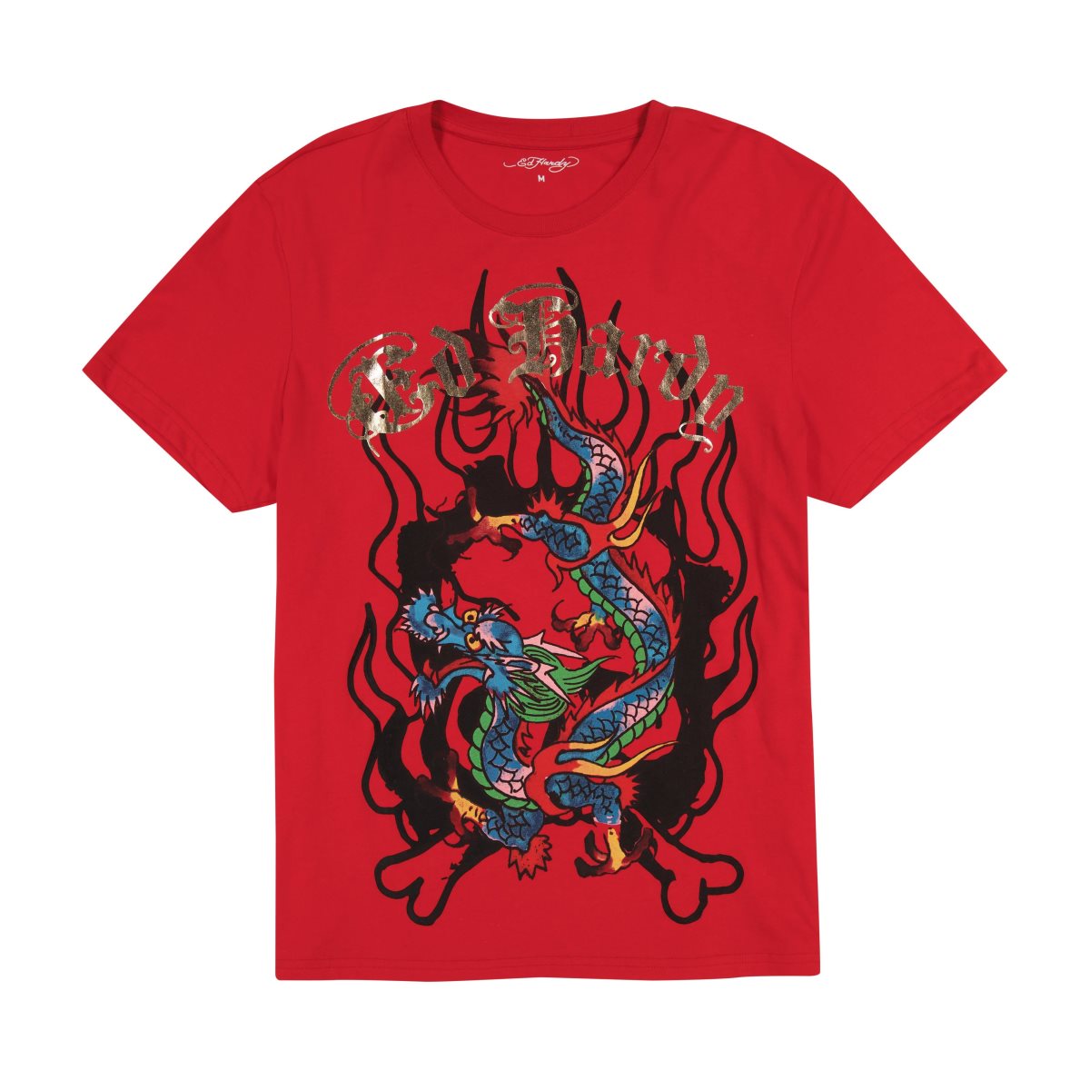 Ed Hardy Dragon Tee T-skjorte Herre Svarte | UL5843217