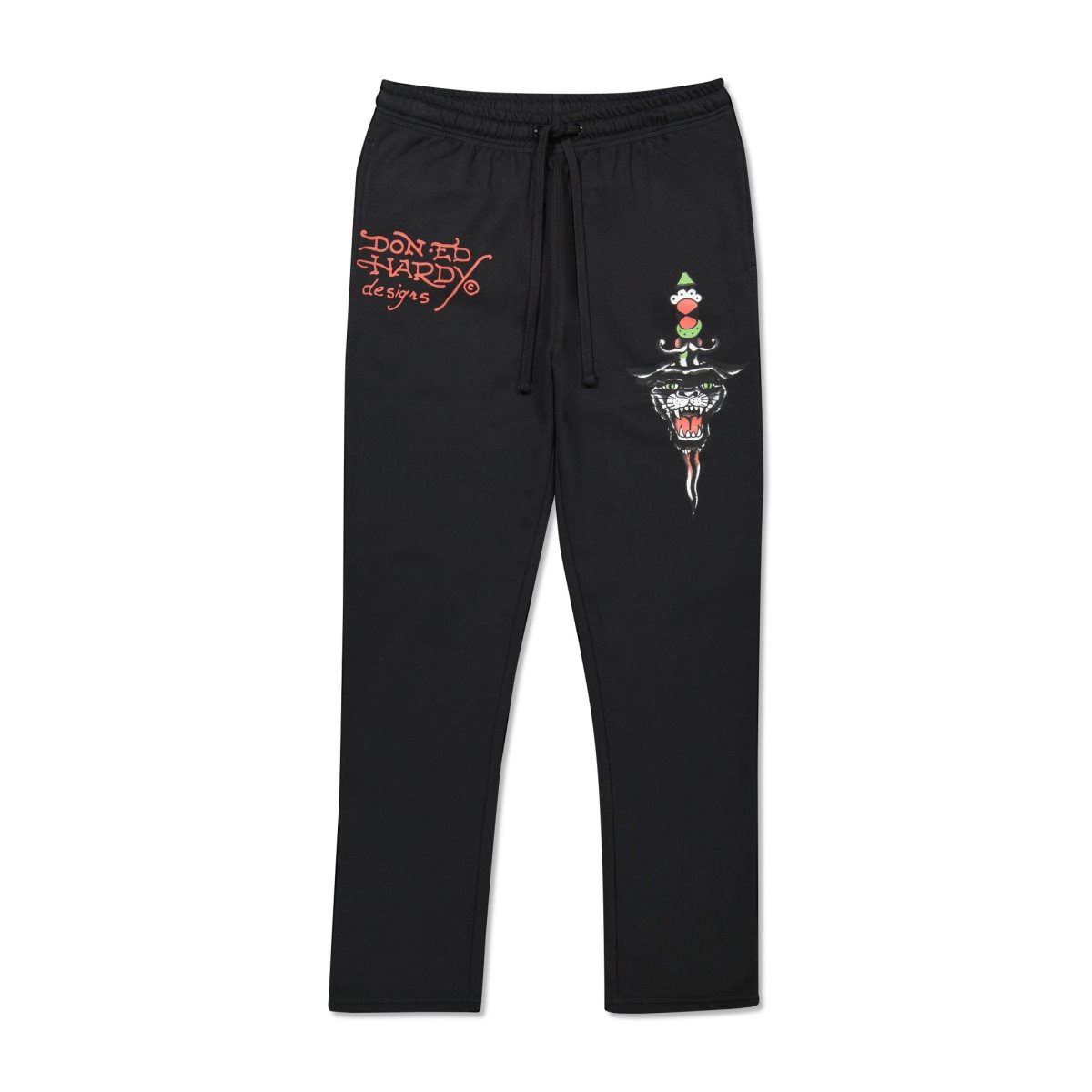 Ed Hardy Fire Panther Sweatpant Bukse Herre Svarte | XC7921836