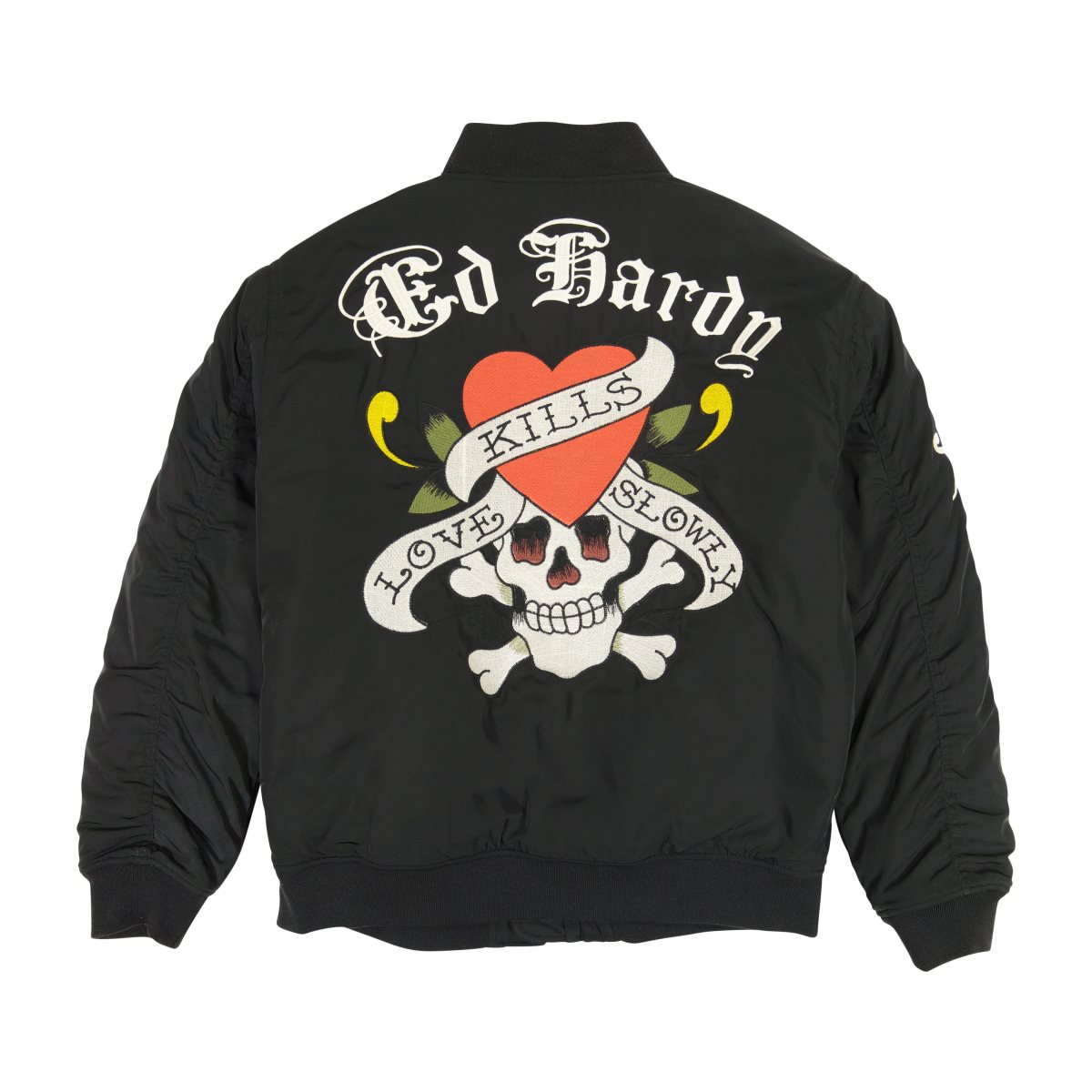 Ed Hardy LKS Skull Bomber Jacket Ytterklær Herre Svarte | VQ7980521