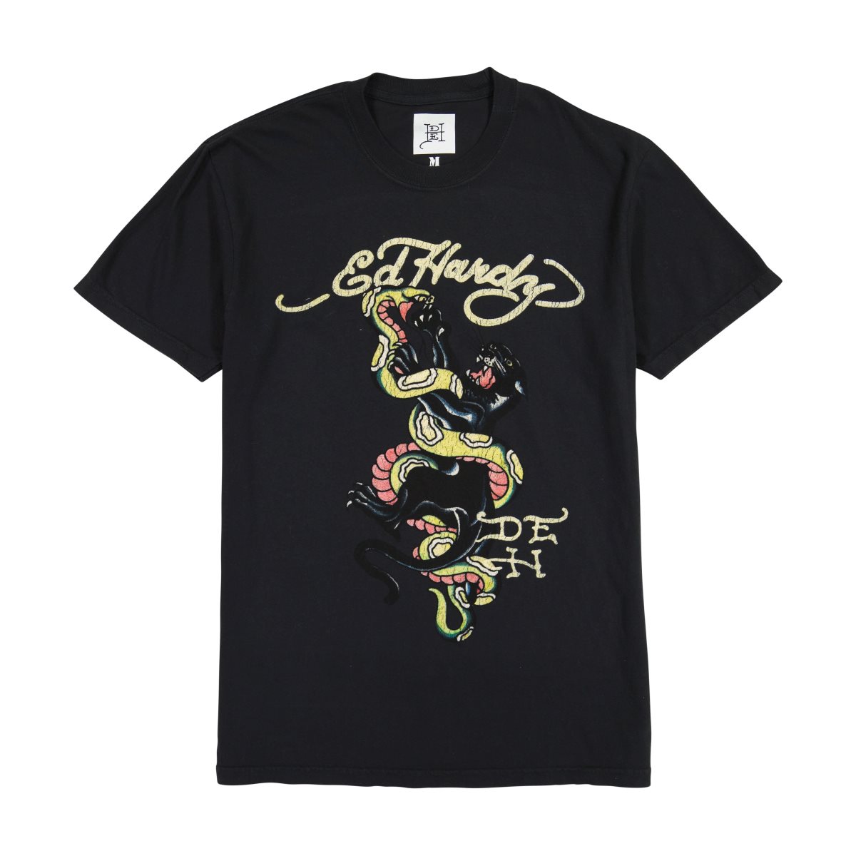 Ed Hardy Panther Snake Tee T-skjorte Herre Svarte | BH6708325