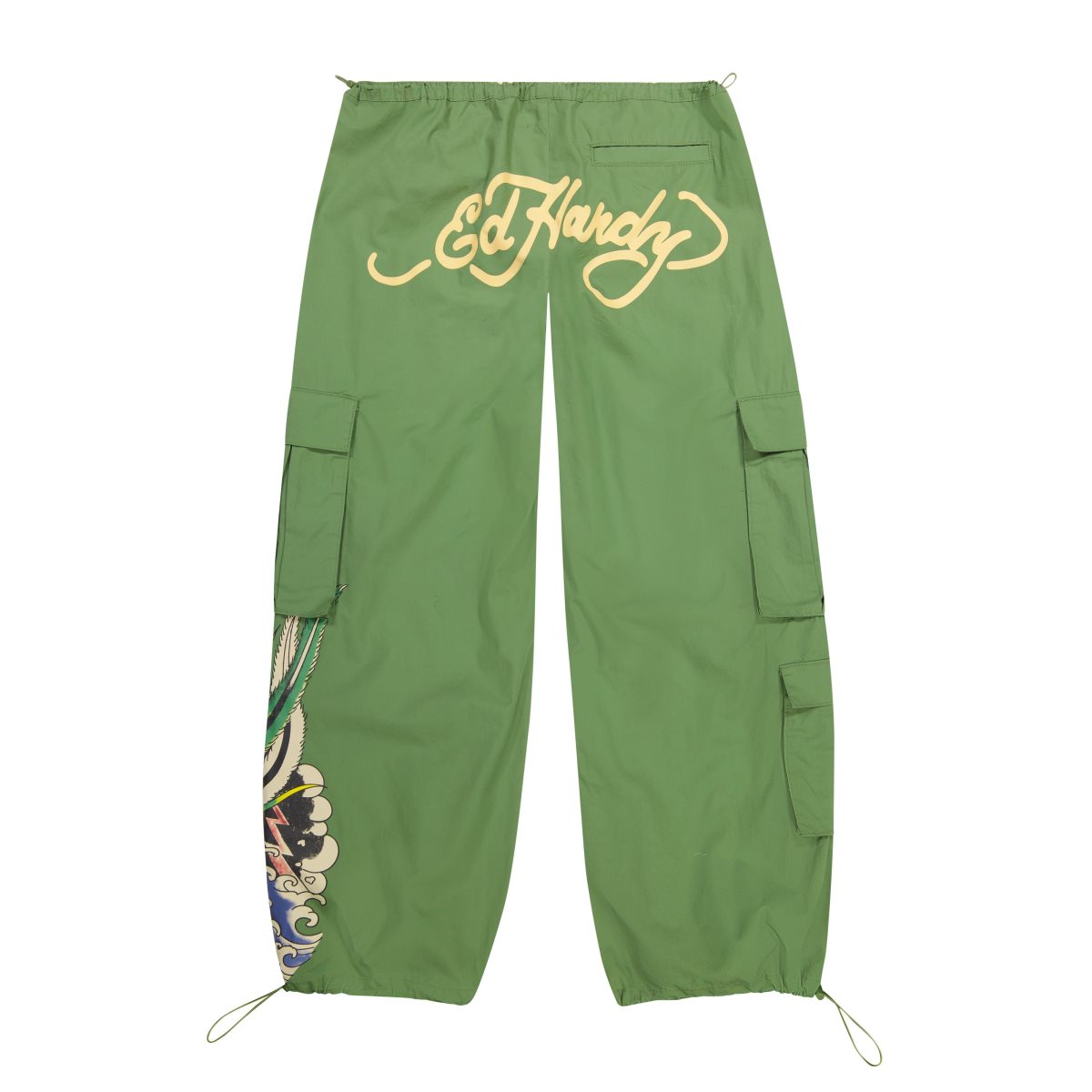 Ed Hardy Peacock Poplin Cargo Pants Bukse Dame Grønn | YJ8230164