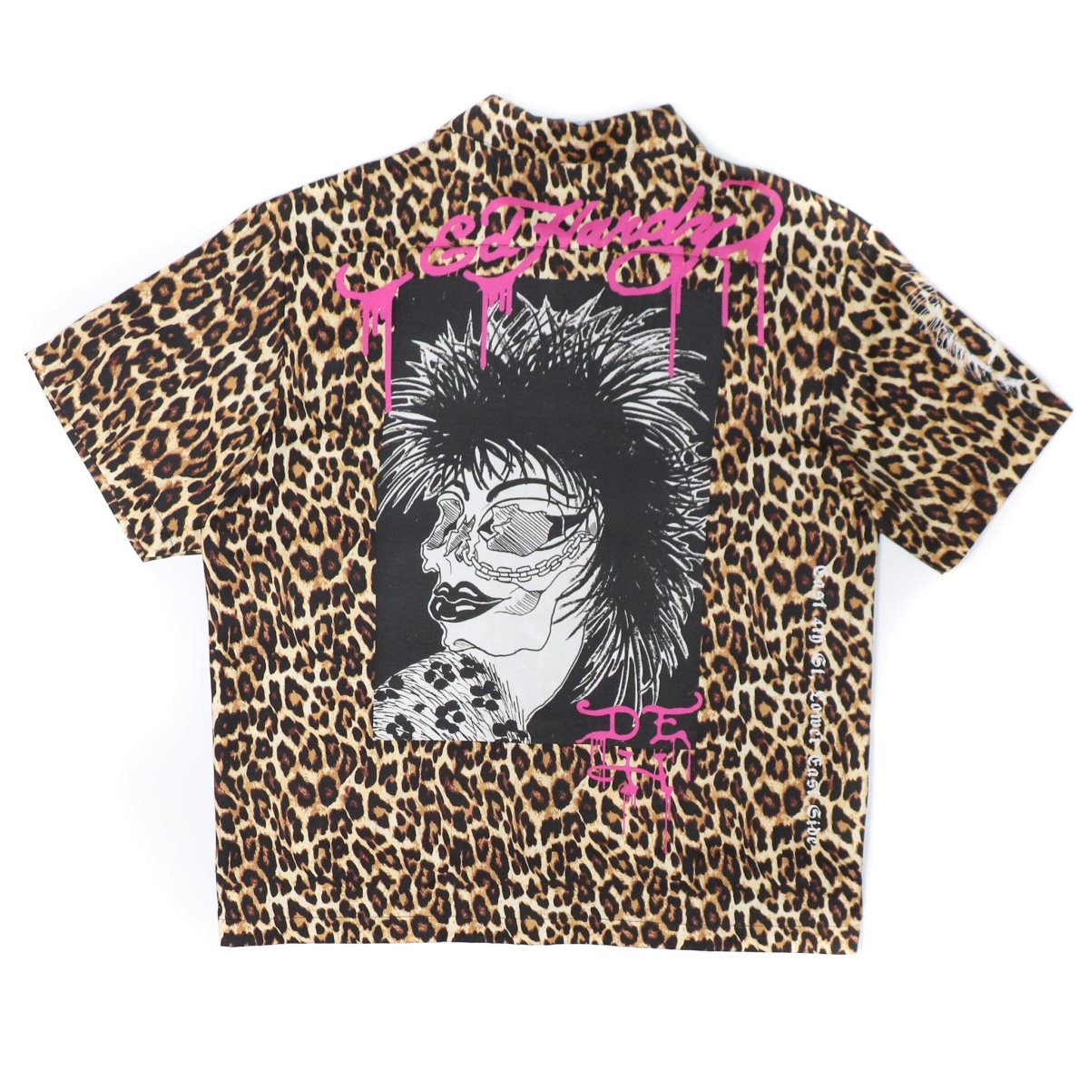 Ed Hardy Punk Leopard Boxy Camp Shirt Skjorte Herre Leopard | SC4630712