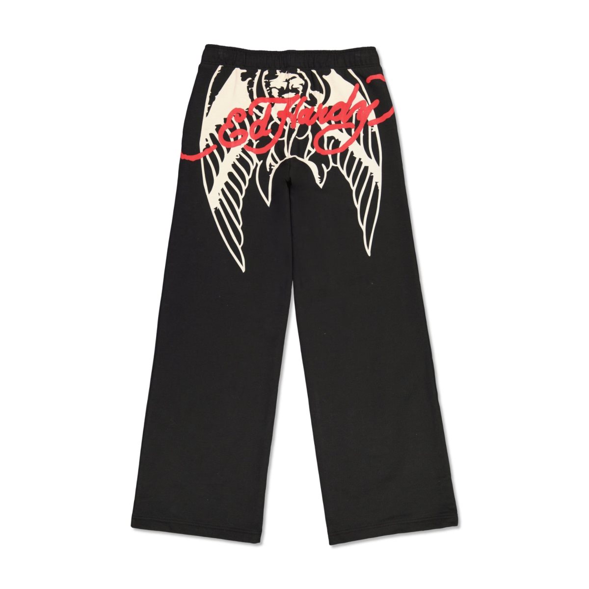 Ed Hardy Sacred Heart Fleece Sweatpant Bukse Dame Svarte | CT0614539