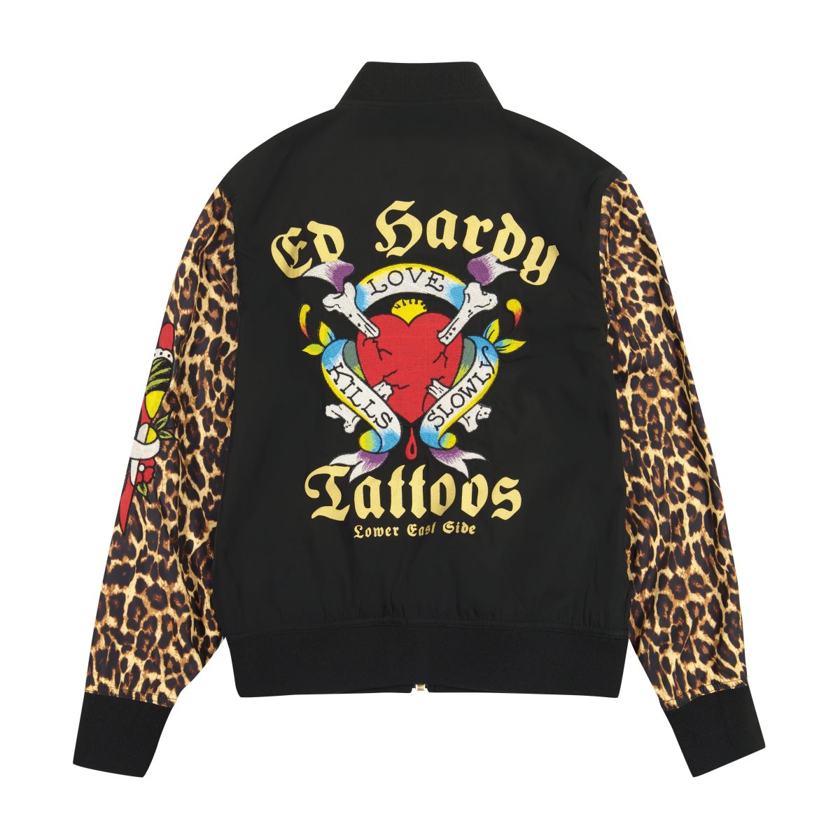 Ed Hardy Tiger Dagger Souvenir Jacket Ytterklær Dame Leopard | BM4172936