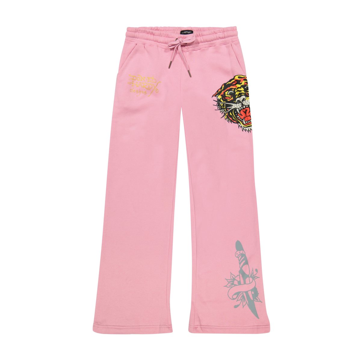 Ed Hardy Tiger Dagger Sweatpants Bukse Dame Bubblegum | AT7860419