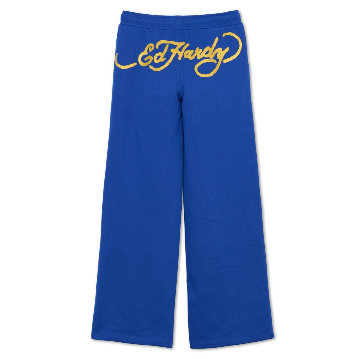 Ed Hardy Tiger Lotus Flare Sweatpants Bukse Dame Dyp Blå | NP1803467