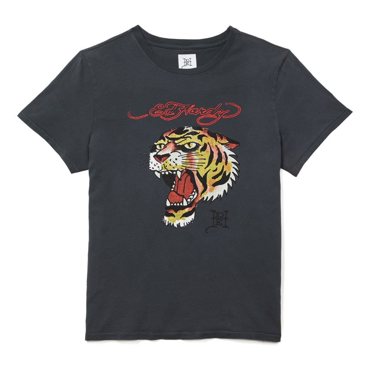 Ed Hardy Tiger T-Shirt T-skjorte Herre Svarte | RA6315724