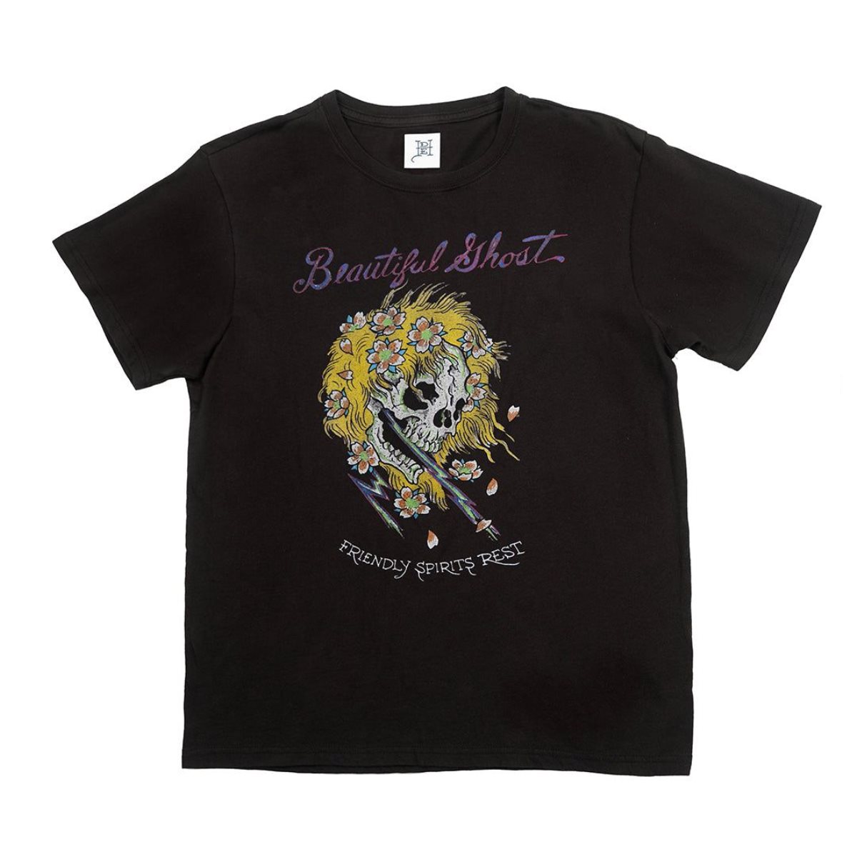 Ed Hardy Yellow Hair Skull Tee T-skjorte Herre Svarte | GZ5023614